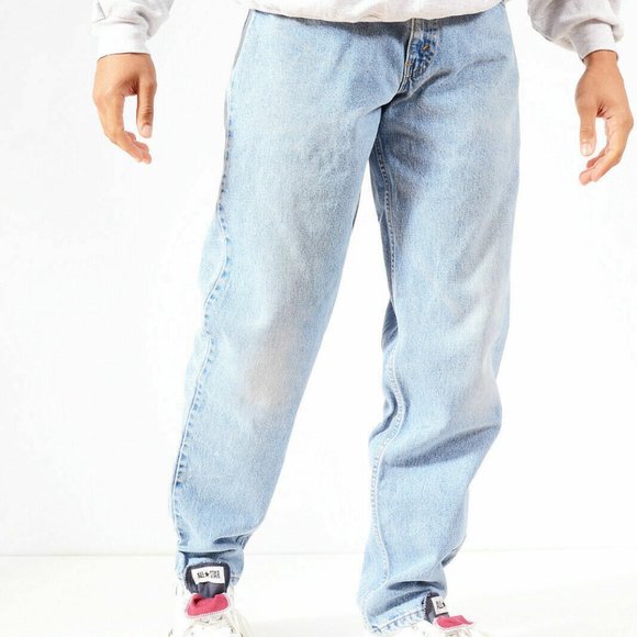 90'S Levi's 560 loose fit tapered leg denim pants, men's size 34, vintage cotton blue type Vintage Second Hand